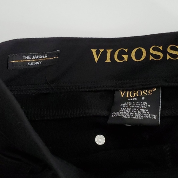 Maggie & Zoe Vigoss Shirt Pant Bundle Gray Black Size 7/8 - Picture 12 of 15